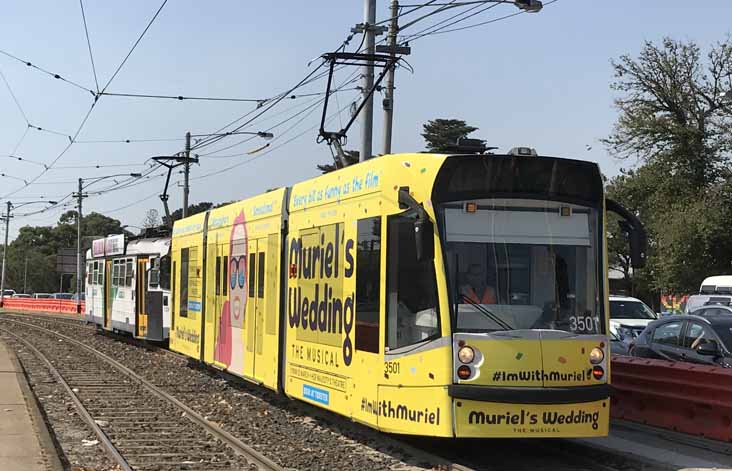 Yarra Trams Combino Muriel's Wedding 3501 & Z3 128